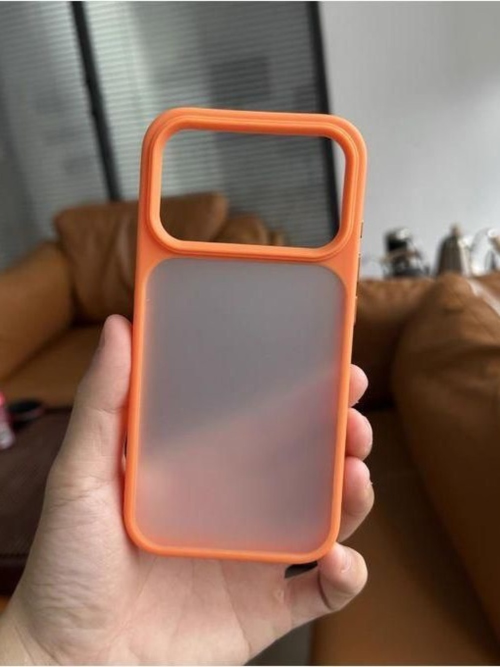iPhone 17 Pro Frosted Case (Orange) - Open Box Mint Condition